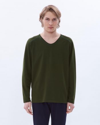 Oversized Cotton-Modal top - 001551573m - image 1