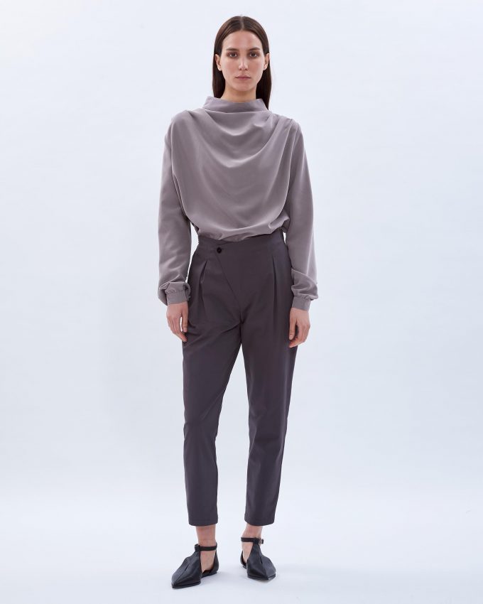 Cropped Pants in Cotton - 001773073 - image 2