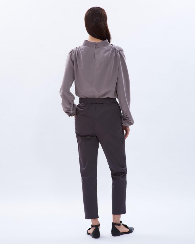 Cropped Pants in Cotton - 001773073 - image 3