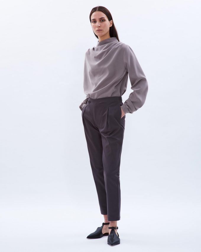 Cropped Pants in Cotton - 001773073 - image 4