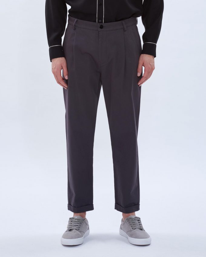 Baggy Cropped Pants - 001773075m - image 1