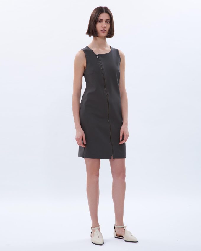 Fitted Sleeveless Dress - 006565868 - image 2