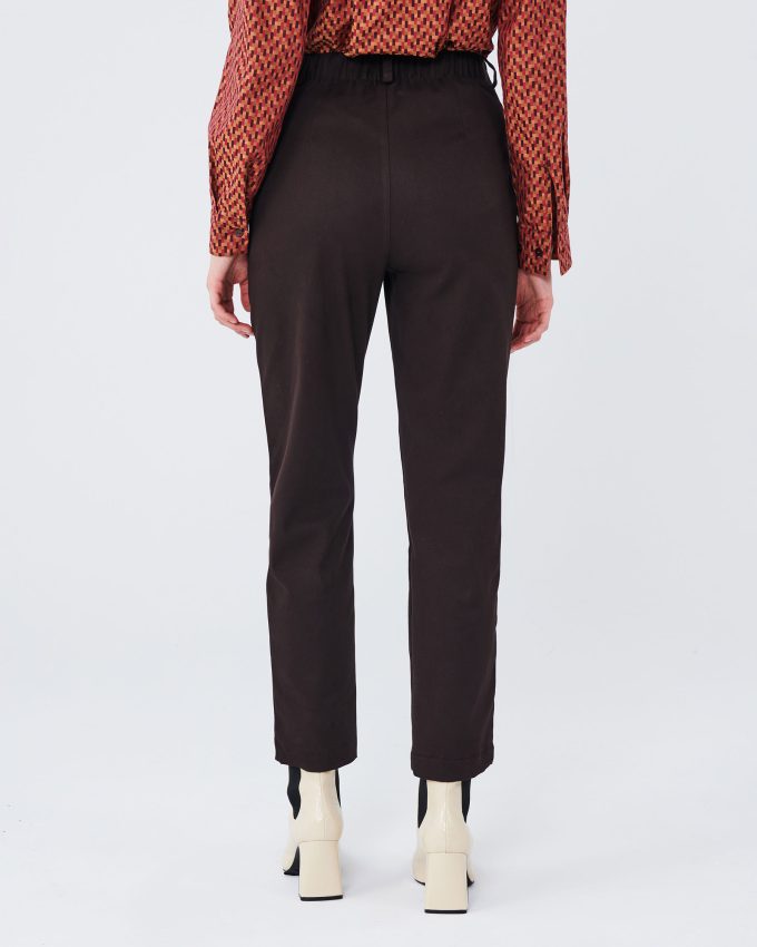 Cropped Fitted Pants - 001613086 - image 3