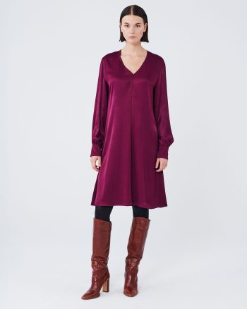 Satin Dress - 006115928 - image 2